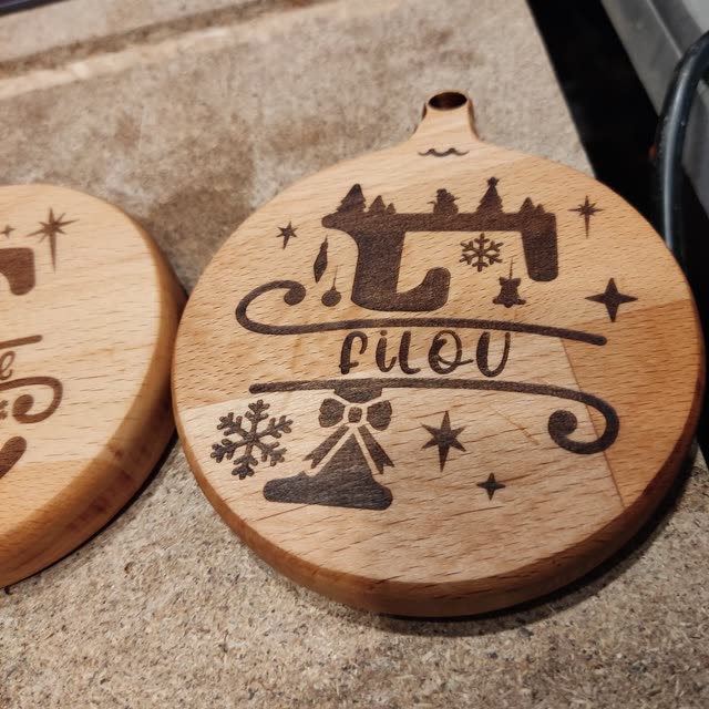 Boules de noël personnalisées