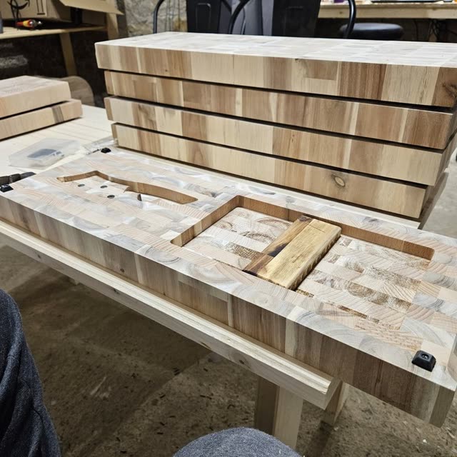 Grande planche avec set japonais intégré — photo 3
