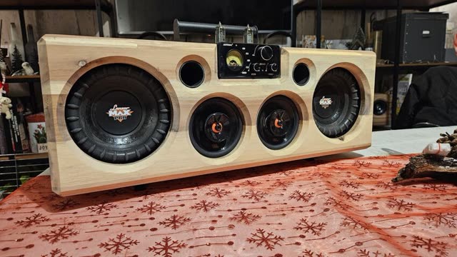 Enceinte bluetooth avec ampli à lampe