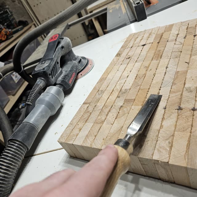 Planche en bois de bout Hêtre grand
  format — photo 12