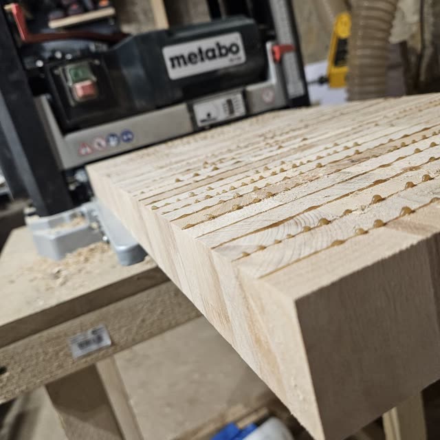 Planche en bois de bout Hêtre grand
  format — photo 14