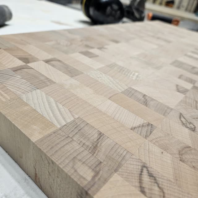 Planche en bois de bout Hêtre grand
  format — photo 18