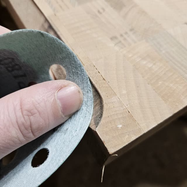 Planche en bois de bout Hêtre grand
  format — photo 21