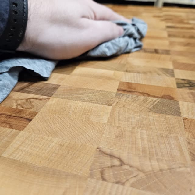 Planche en bois de bout Hêtre grand
  format — photo 26