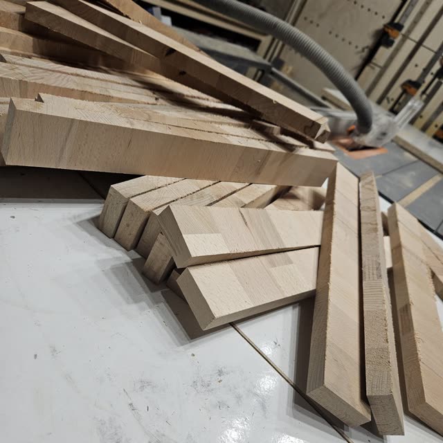 Planche en bois de bout Hêtre grand
  format — photo 29