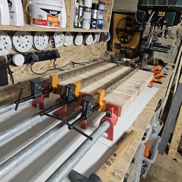 Planche en bois de bout Hêtre grand
  format — photo 11