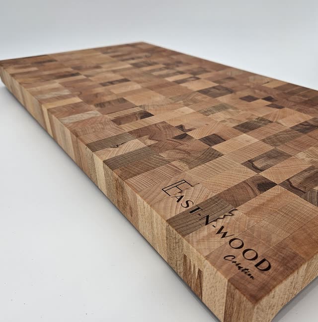 Planche en bois de bout Hêtre grand
  format