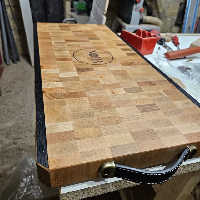 Planche Bicolor en bois de bout
  Hêtre et Chêne — photo 3