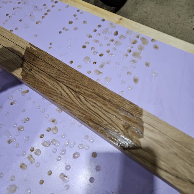 Planche Bicolor en bois de bout
  Hêtre et Chêne — photo 17