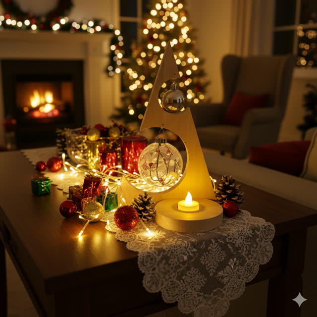 Sapin en bois lumineux — photo 6