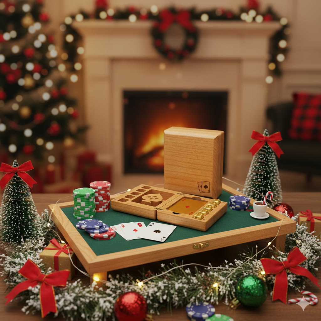 Coffret jeu en bois