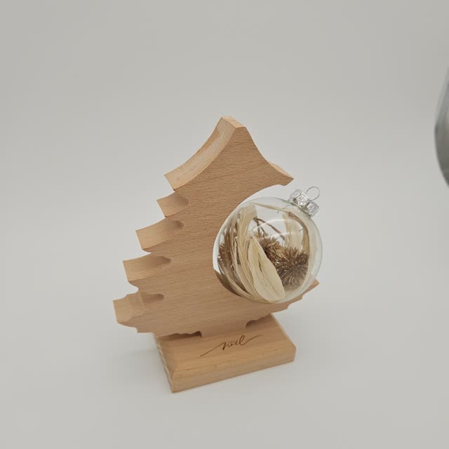 Sapin bois & boule cristal — photo 2