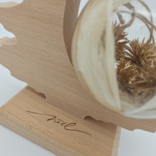 Sapin bois & boule cristal — photo 3