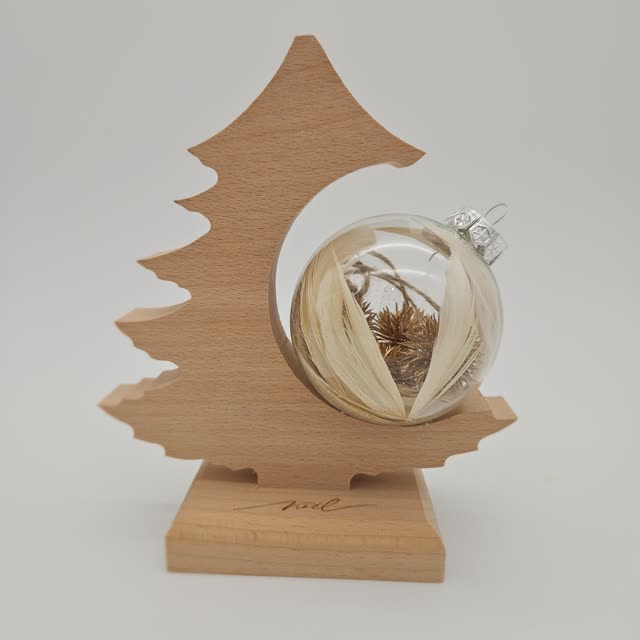 Sapin bois & boule cristal — photo 4