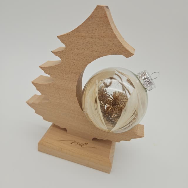 Sapin bois & boule cristal — photo 5