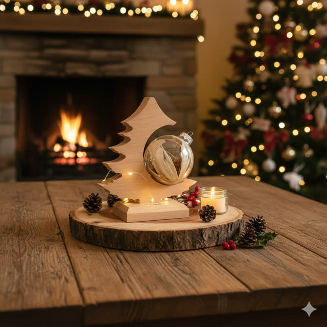 Sapin bois & boule cristal — photo 9