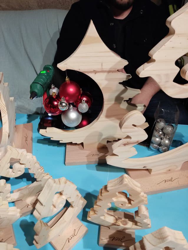Grand sapin de noël en sapin (version 2) — photo 3