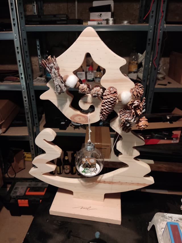 Grand sapin de noël en sapin (version 1) — photo 3